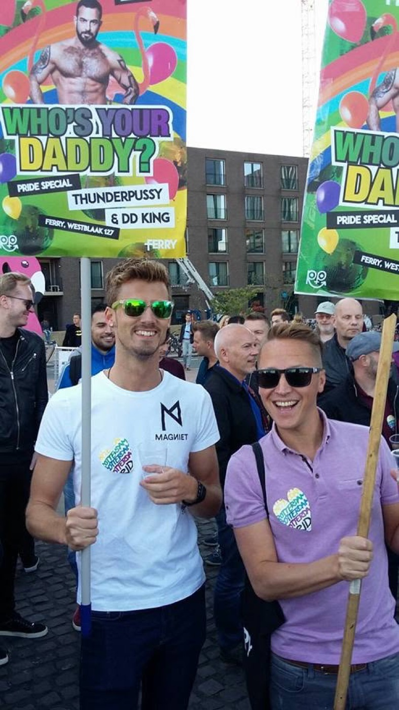 Pride, dressed as daddy
